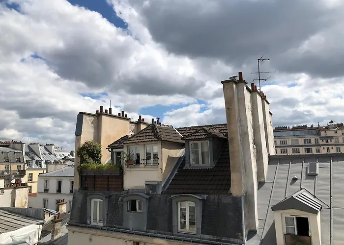 Apartment Light Filled Architects Nest Between Rooftops Paris