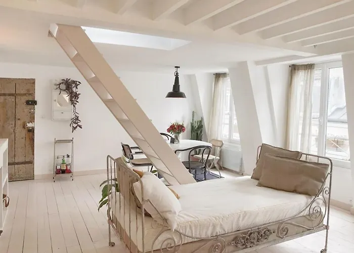 Light Filled Architects Nest Between Rooftops Paris